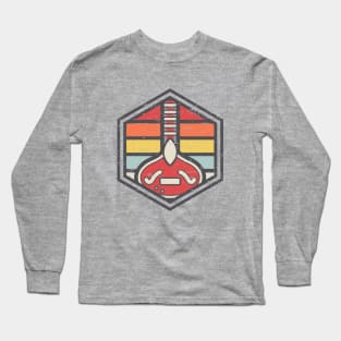 Retro Badge Sitar Light Long Sleeve T-Shirt